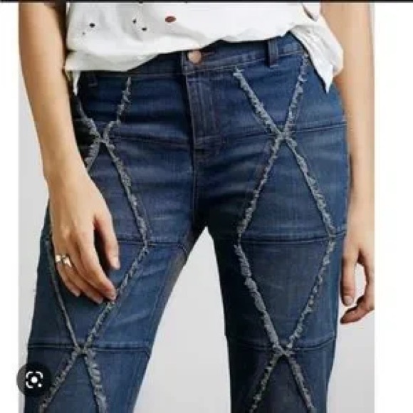 Free People Tyler Pieced Jeans - Picture 3 of 12